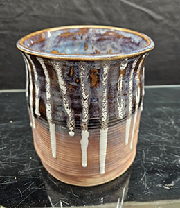 Image of Layla Grubb's clay vessel, Drip Jar.